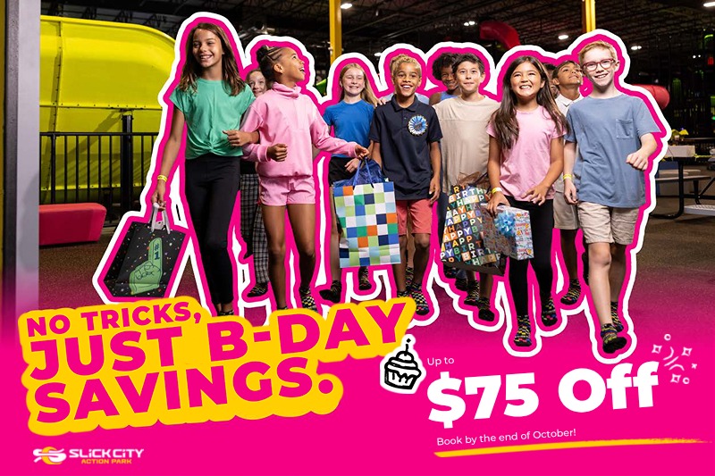 Slick City Katy, TX current promo