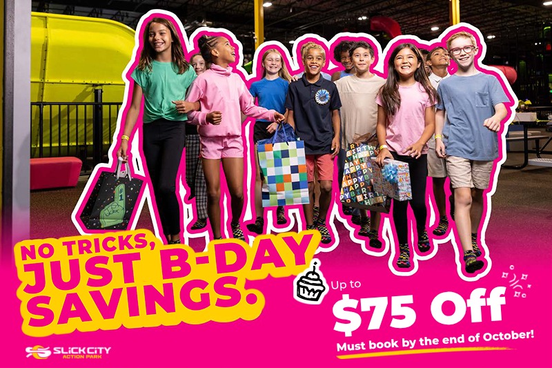 Slick City Willowbrook, TX  current promo