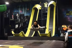 Slide in action